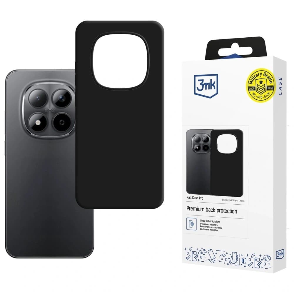 3MK Matt Case Pro Redmi Note 15 Pro black - 1