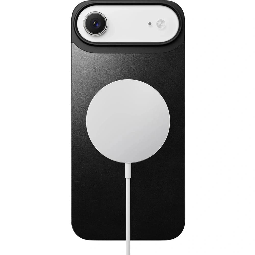 NOMAD Magnetický kožený kryt pro Apple iPhone Air MagSafe, kůže Horween (černá)
 - 2