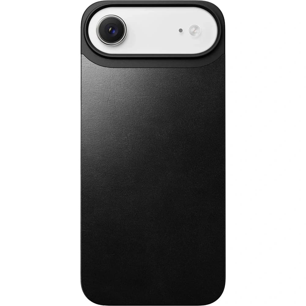 NOMAD Magnetický kožený kryt pro Apple iPhone Air MagSafe, kůže Horween (černá)
 - 1