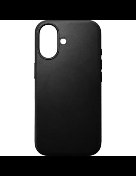 NOMAD Modernes Leder-Case für Apple iPhone 17 MagSafe (schwarz) 
