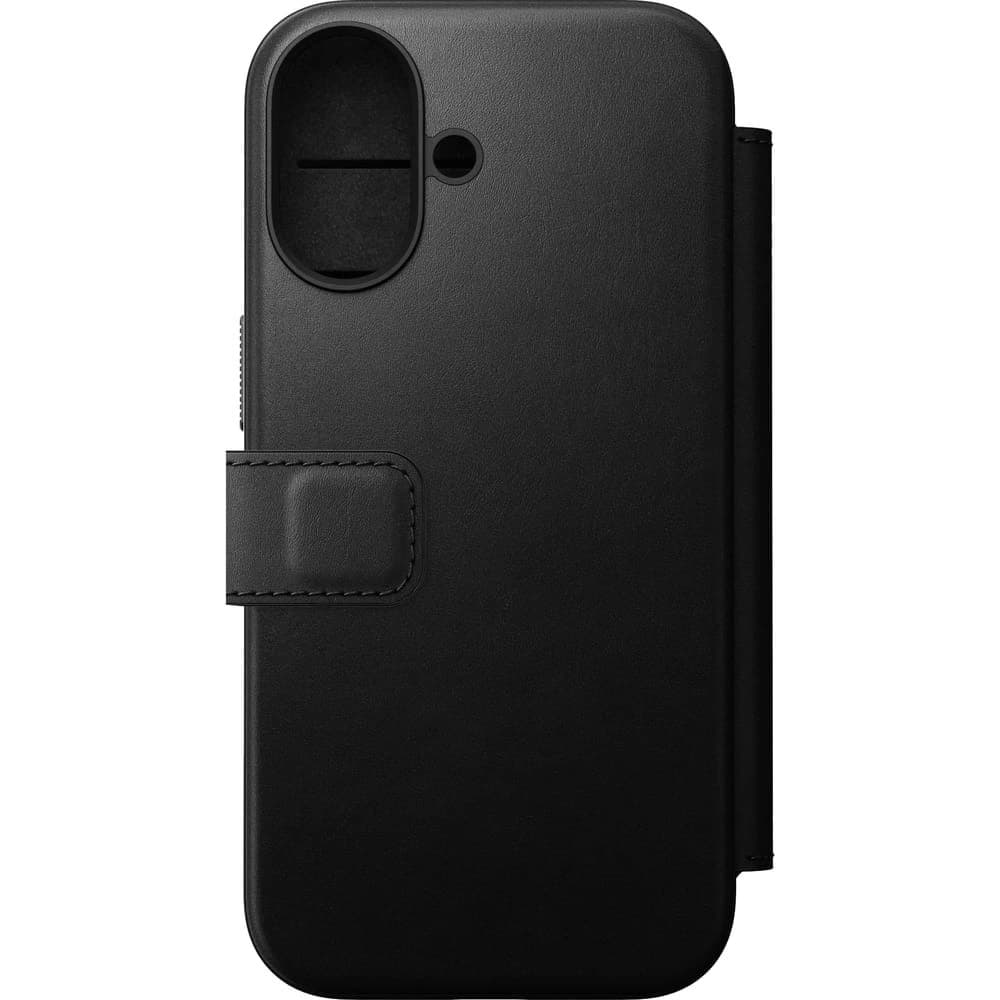 NOMAD Moderní kožené folio pro Apple iPhone 17 MagSafe (černá)
 - 3