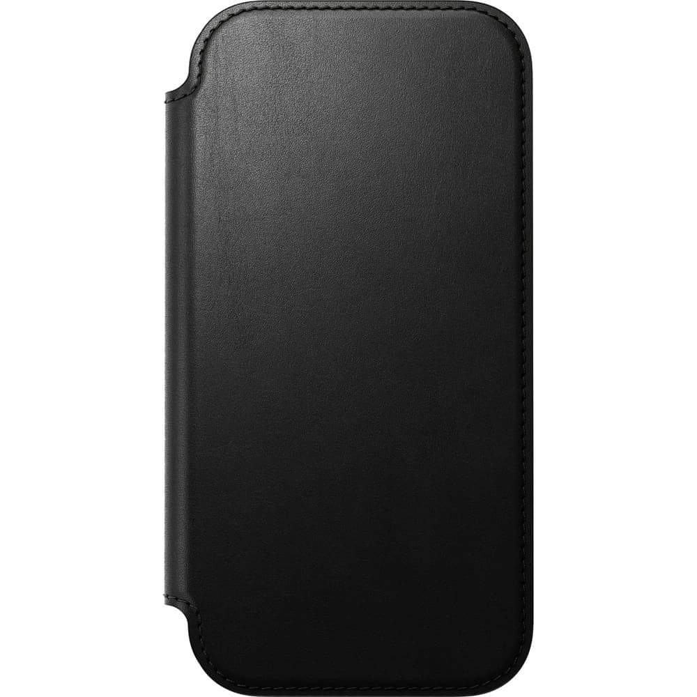 NOMAD Moderní kožené folio pro Apple iPhone 17 MagSafe (černá)
 - 5