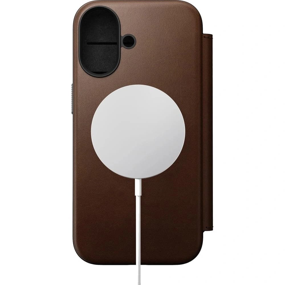 NOMAD Modern Leather Folio Apple iPhone 17 MagSafe (brown) - 2