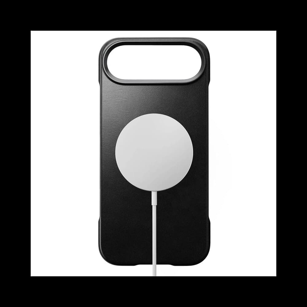 NOMAD Tradiční kožený kryt pro Apple iPhone Air MagSafe, kůže Horween (černá)
 - 3