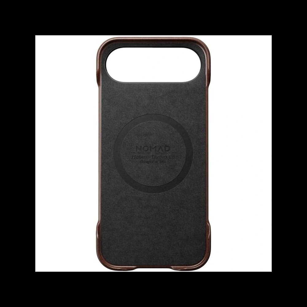 NOMAD Tradiční kožený kryt pro Apple iPhone Air MagSafe, kůže Horween (rustikální hnědá) - 5