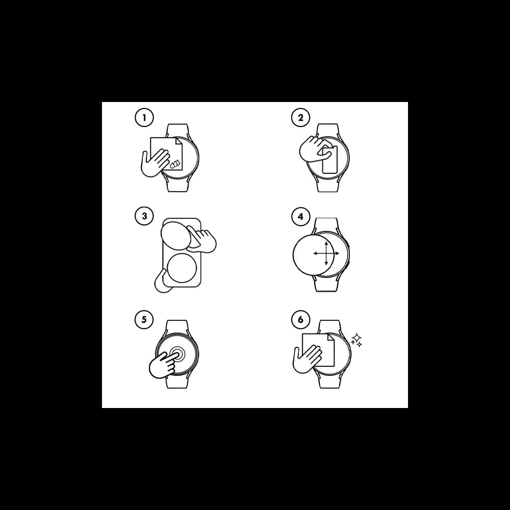 GrizzGlass Hydrofilm Apple Watch SE 3 40mm
 - 6