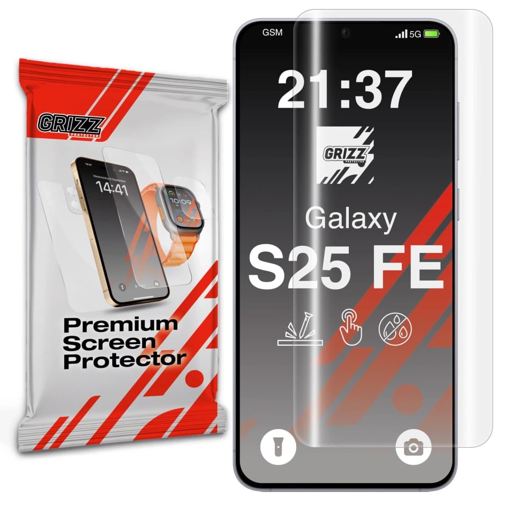 GrizzGlass Hydrofilm Samsung Galaxy S25 FE
 - 1