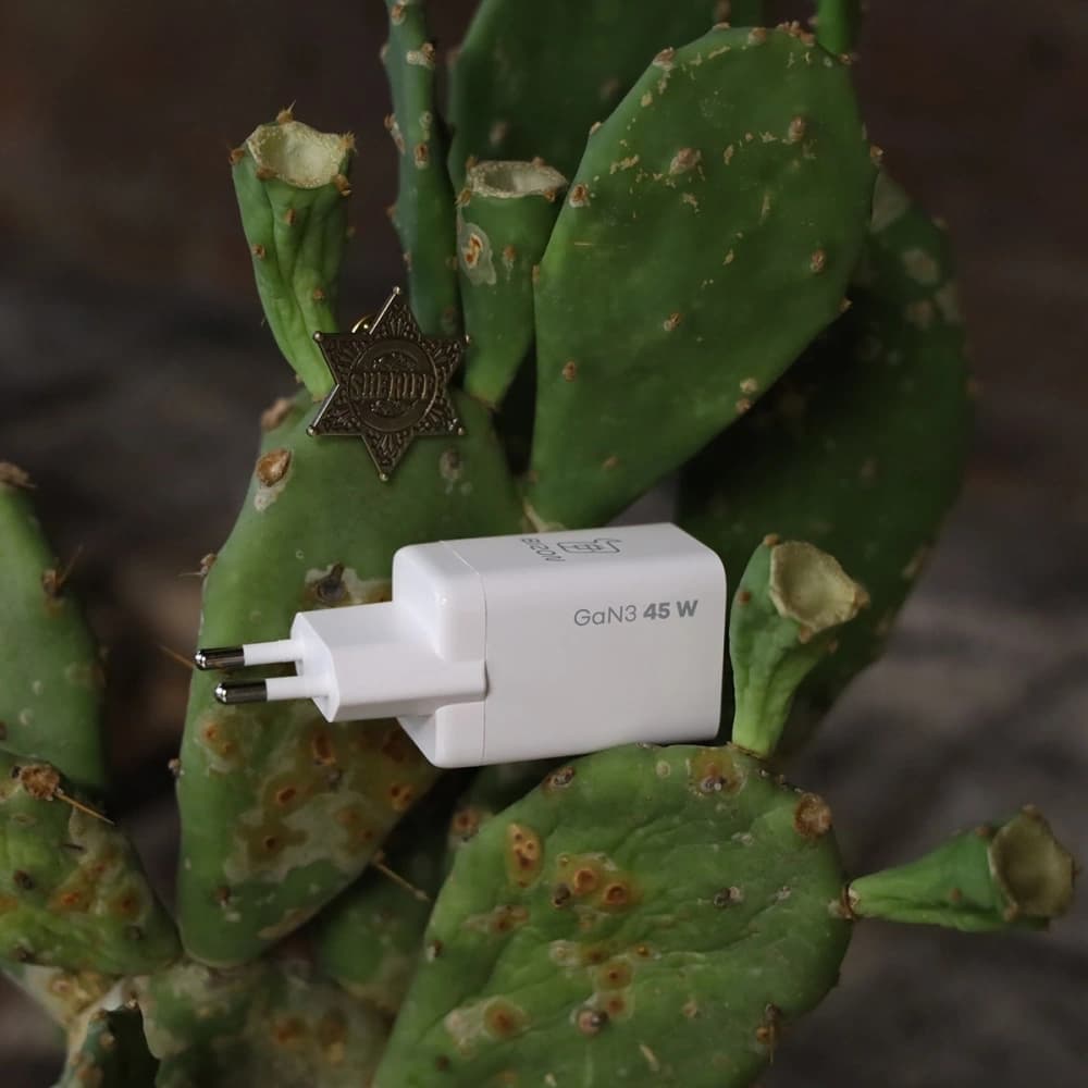 Bizon Charger VT-36B 45W 2xUSB-C PD QC 4.0 GAN3 white - 12