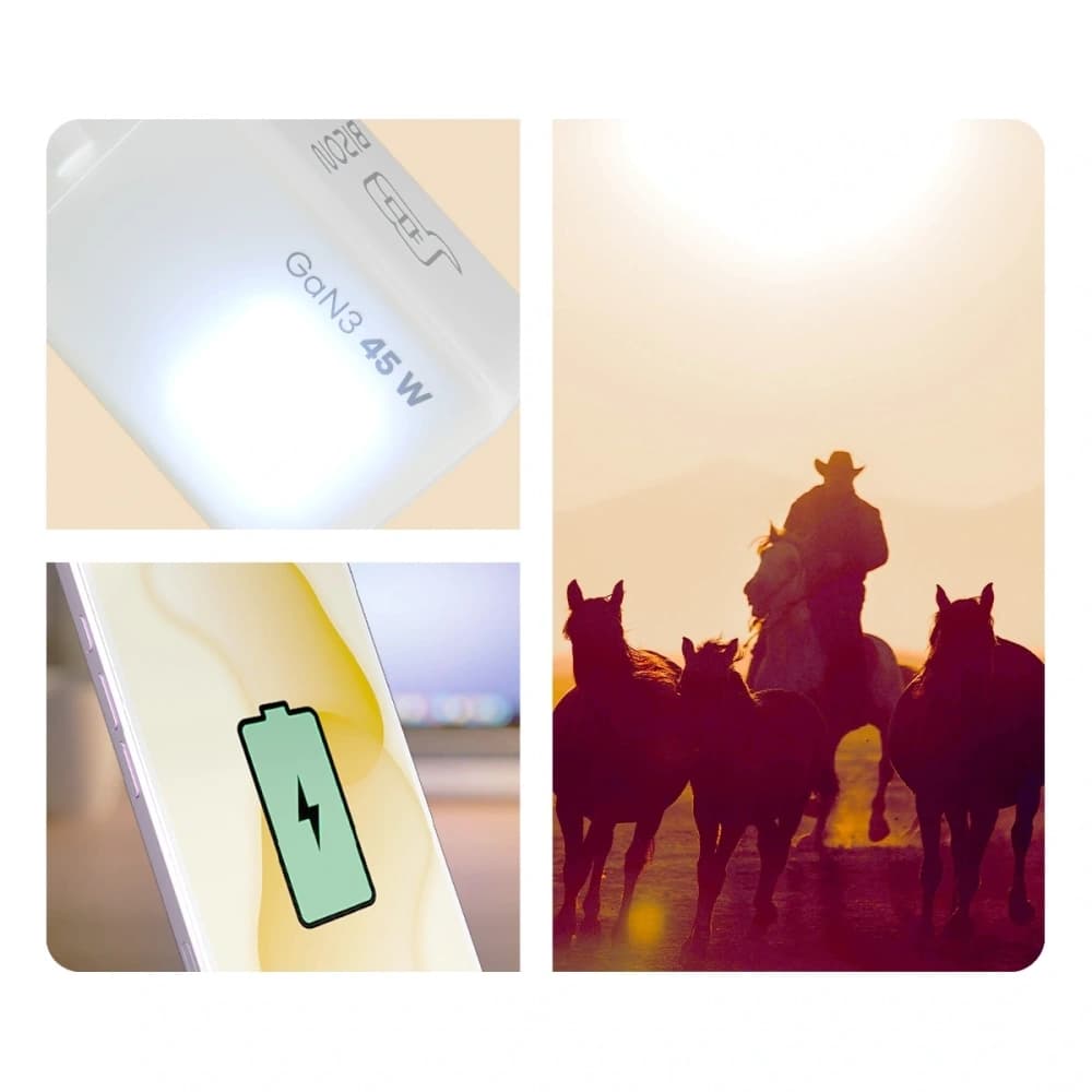 Bizon Charger VT-25B 25W USB-C PD, USB-A QC 4.0 GAN3 weiß
 - 7