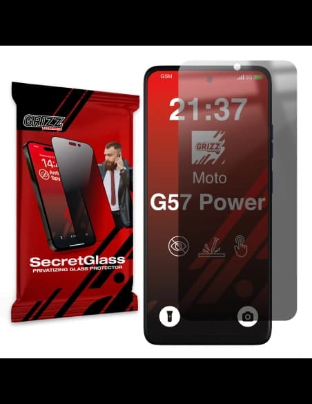 GrizzGlass SecretGlass Motorola Moto G57 Power
