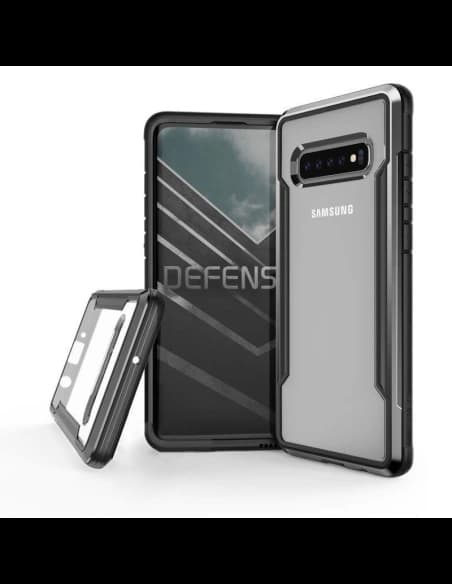 Hliníkový kryt X-Doria Defense Shield Samsung Galaxy S10 (test pádu 3m) (černý)