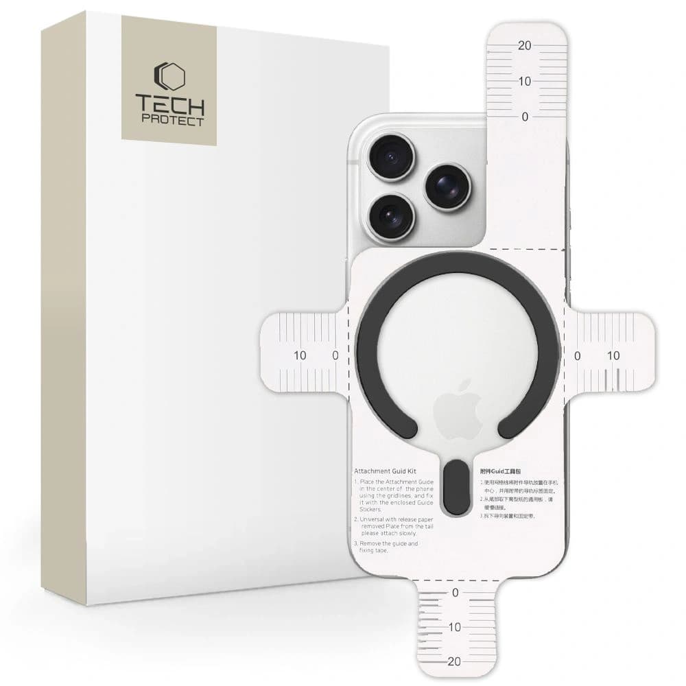 Tech-Protect MMP-200 Mágneses MagSafe Gyűrű Fekete
 - 1