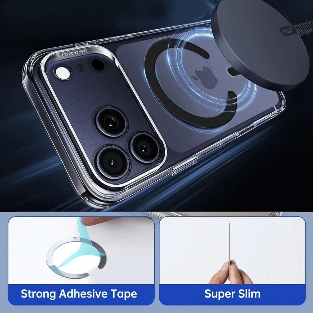 Tech-Protect MMP-200 Mágneses MagSafe Gyűrű Fekete
 - 7