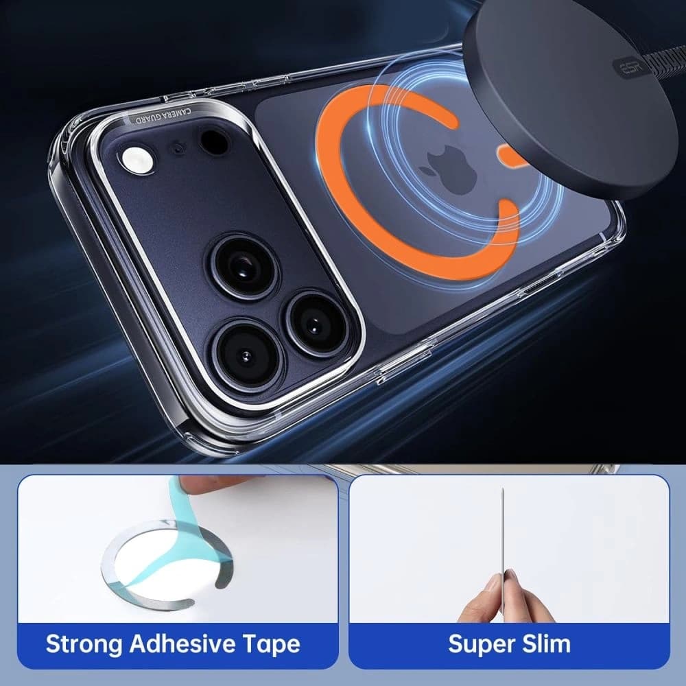 Tech-Protect MMP-200 Mágneses MagSafe Gyűrű Kozmikus Narancs
 - 7