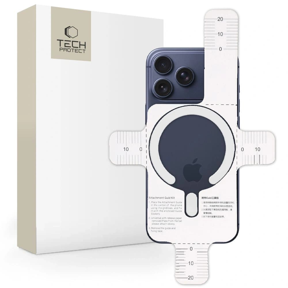 Tech-Protect MMP-200 Magnetický MagSafe Kroužek Bílý
 - 1