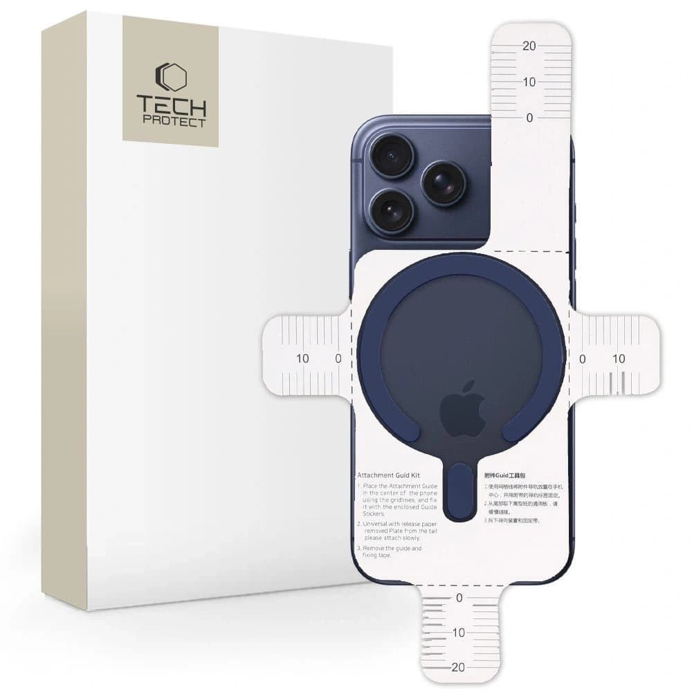 Tech-Protect MMP-200 Mágneses MagSafe Gyűrű Mély Kék
 - 1