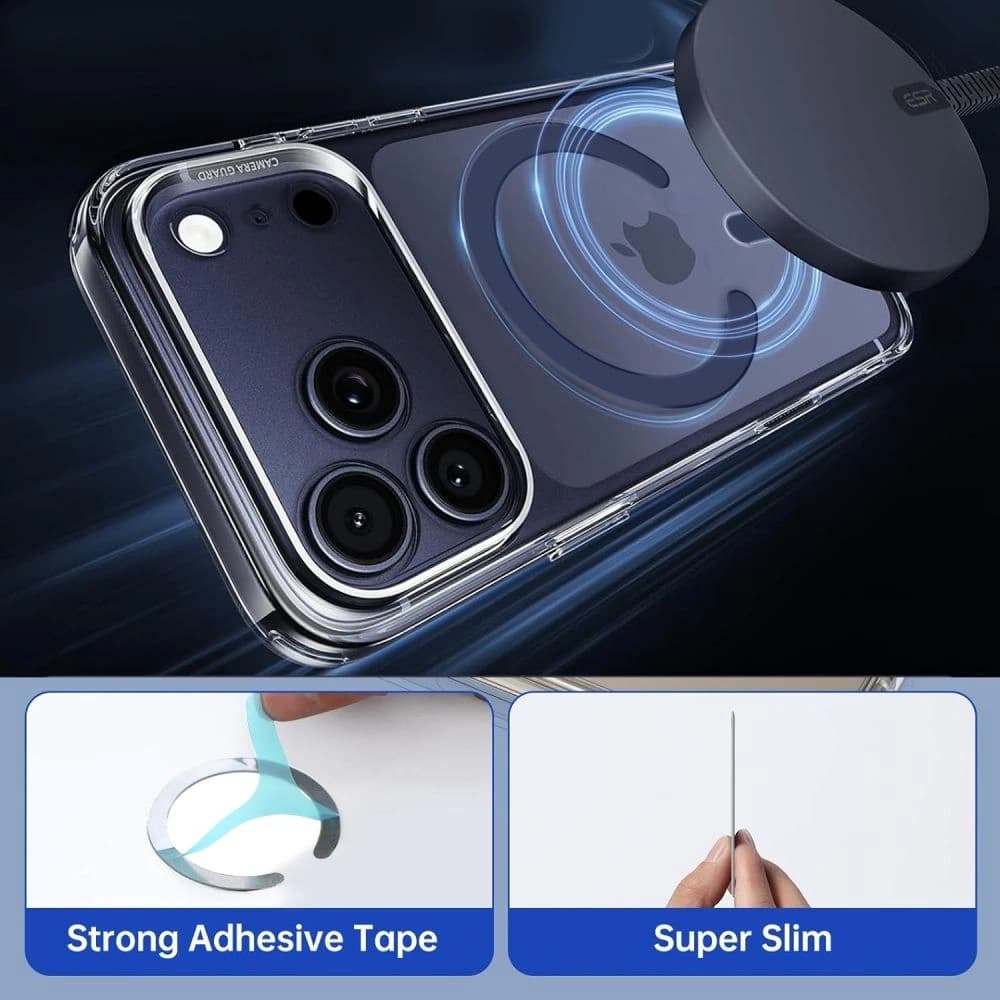 Tech-Protect MMP-200 Mágneses MagSafe Gyűrű Mély Kék
 - 7