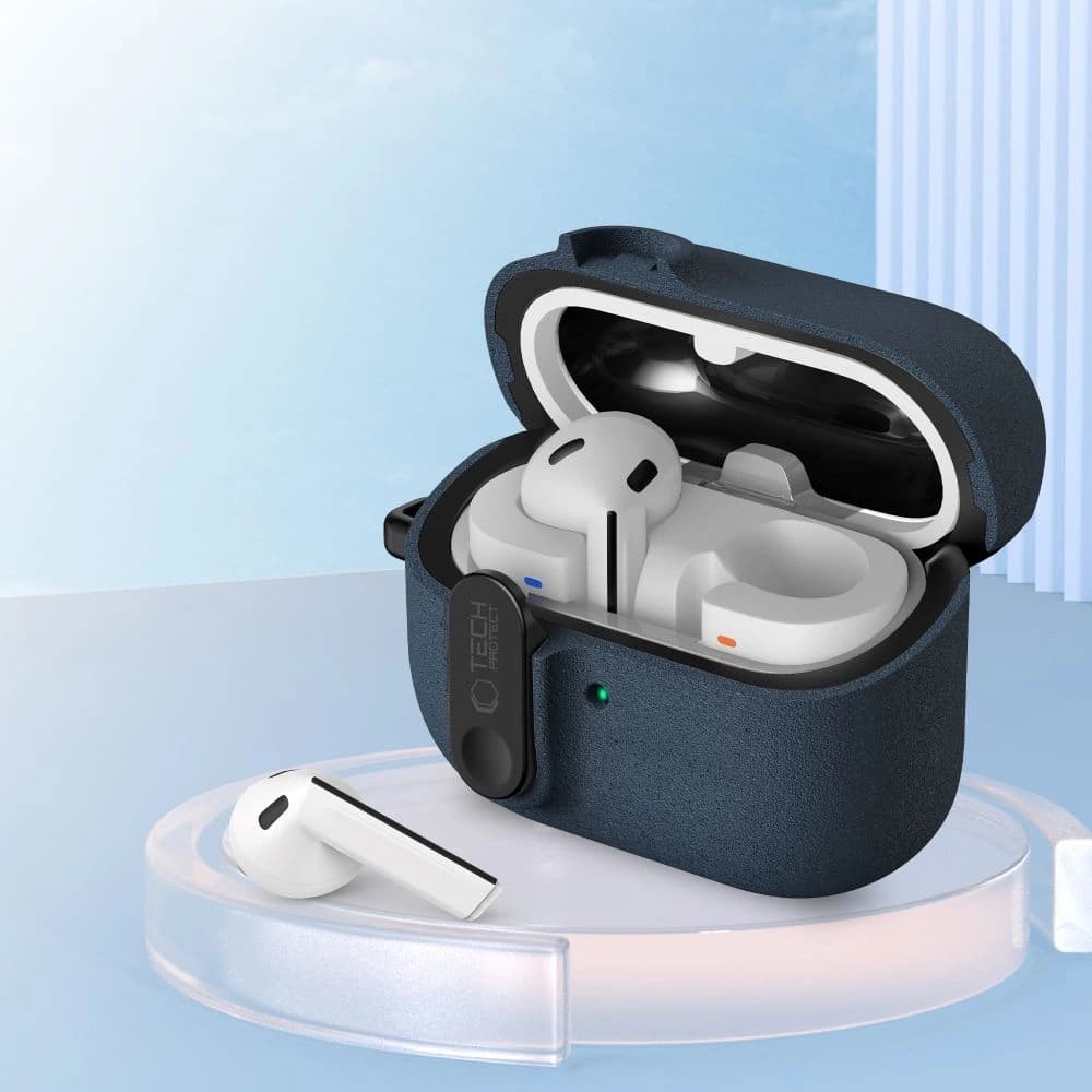 Tech-Protect Slim Hook Samsung Galaxy Buds 3 / 3 FE / 3 Pro Flauschiges Blau
 - 6