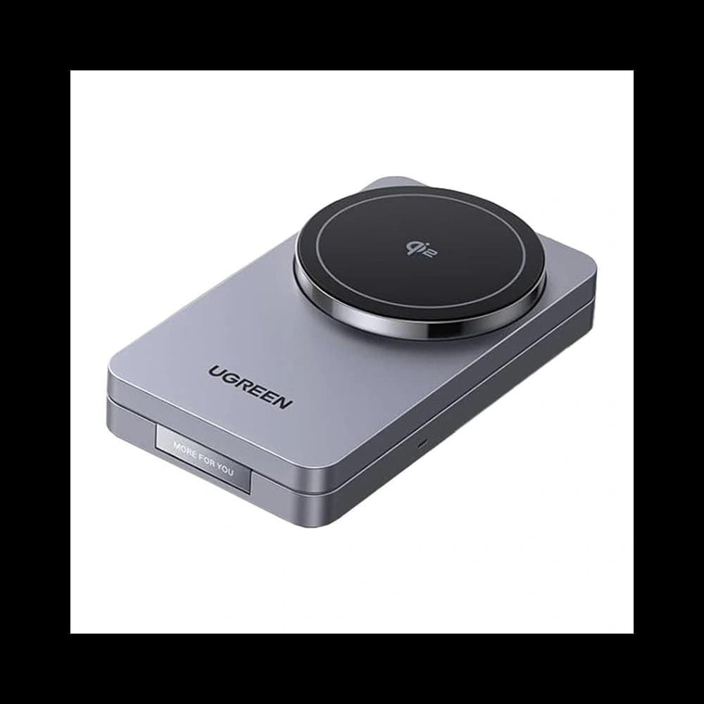 UGREEN W706 2-in-1 Mágneses Vezeték nélküli Töltő MagSafe 15W (fekete)
 - 2