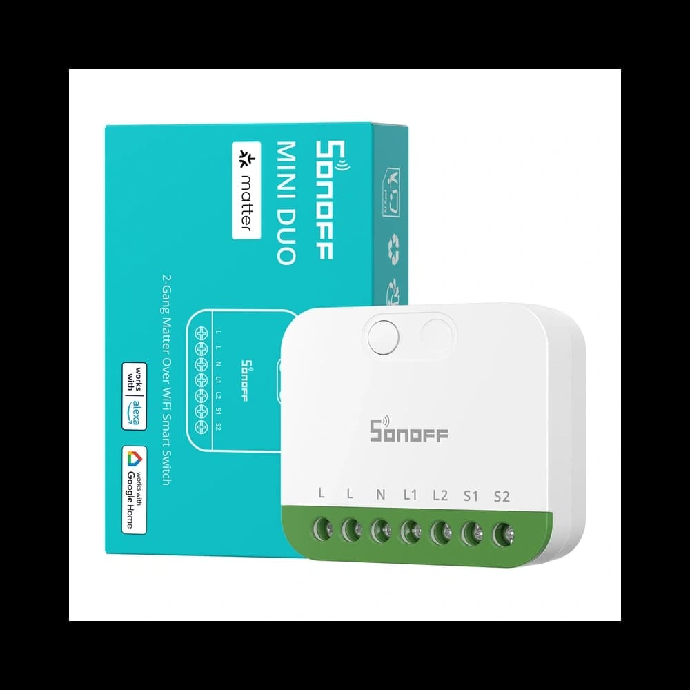 Mini switch dual-channel Sonoff MINI-2GS Matter
 - 5