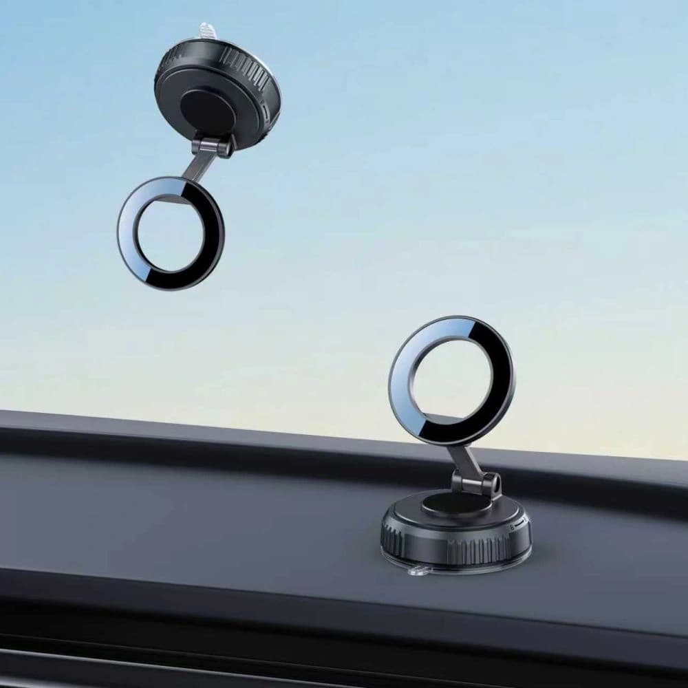 Tech-Protect N61 Mágneses MagSafe Szélvédő & Műszerfal Autós Tartó Fekete
 - 8