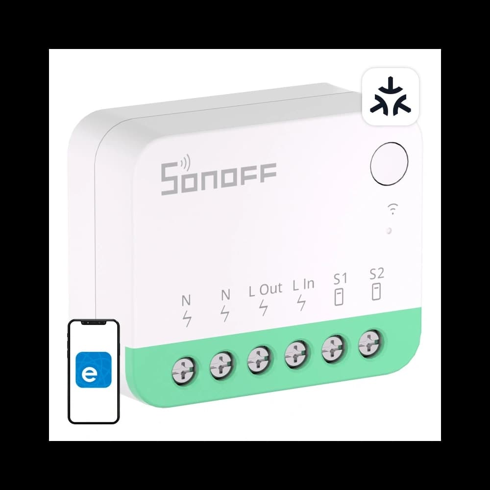 Intelligent mini WiFi switch Sonoff MINIR4M Matter (HomeKit, SmartThings, Home Assistant) - 1