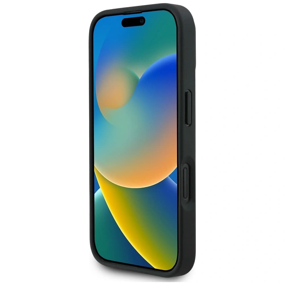 Karl Lagerfeld Grained Pattern & Logo MagSafe Apple iPhone 16 black - 5