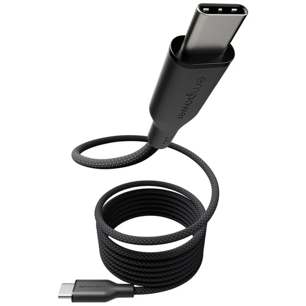Cable by PanzerGlass Magnetic Empower 240W USB-C / USB-C 1.5m black - 2