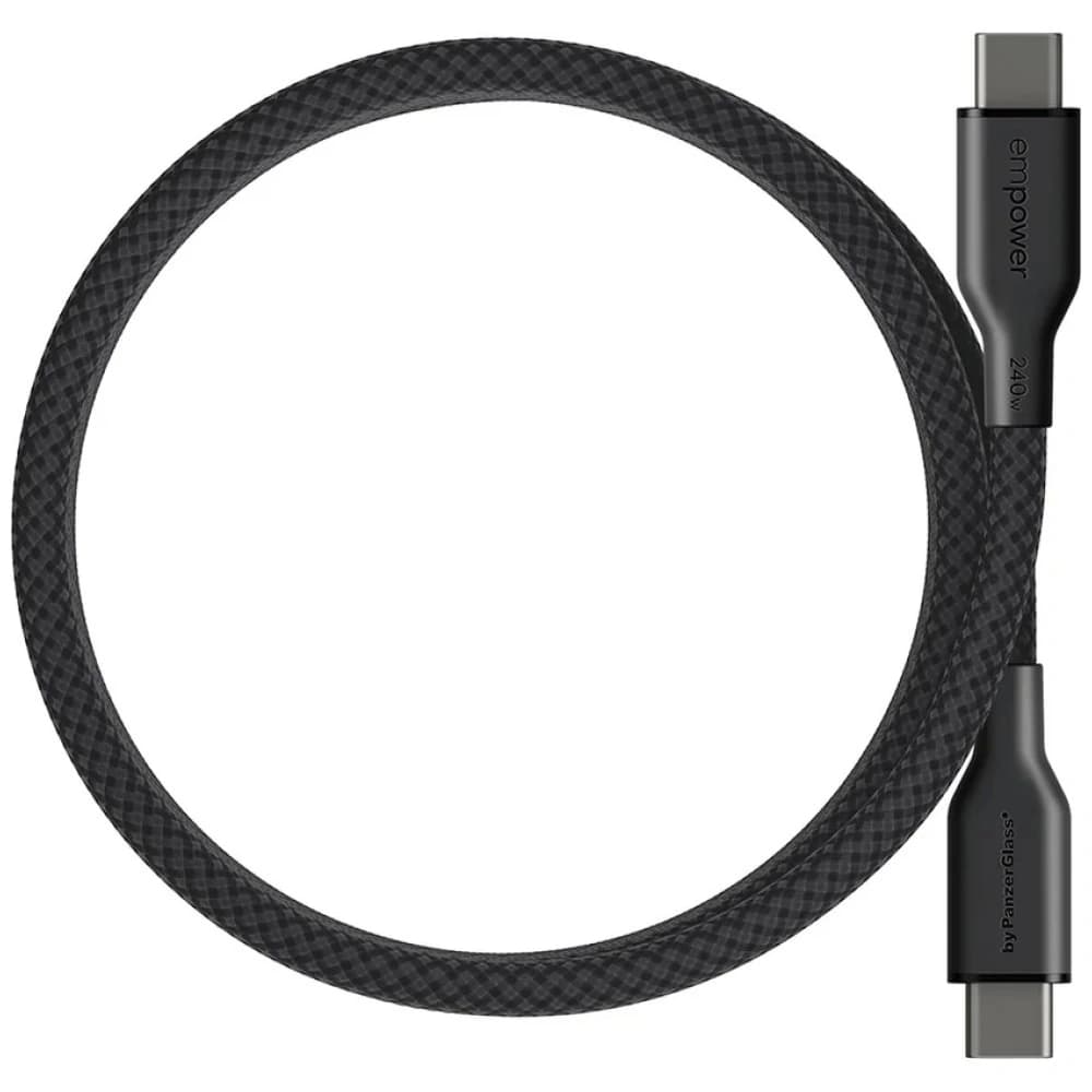 Cable by PanzerGlass Magnetic Empower 240W USB-C / USB-C 1.5m black - 3