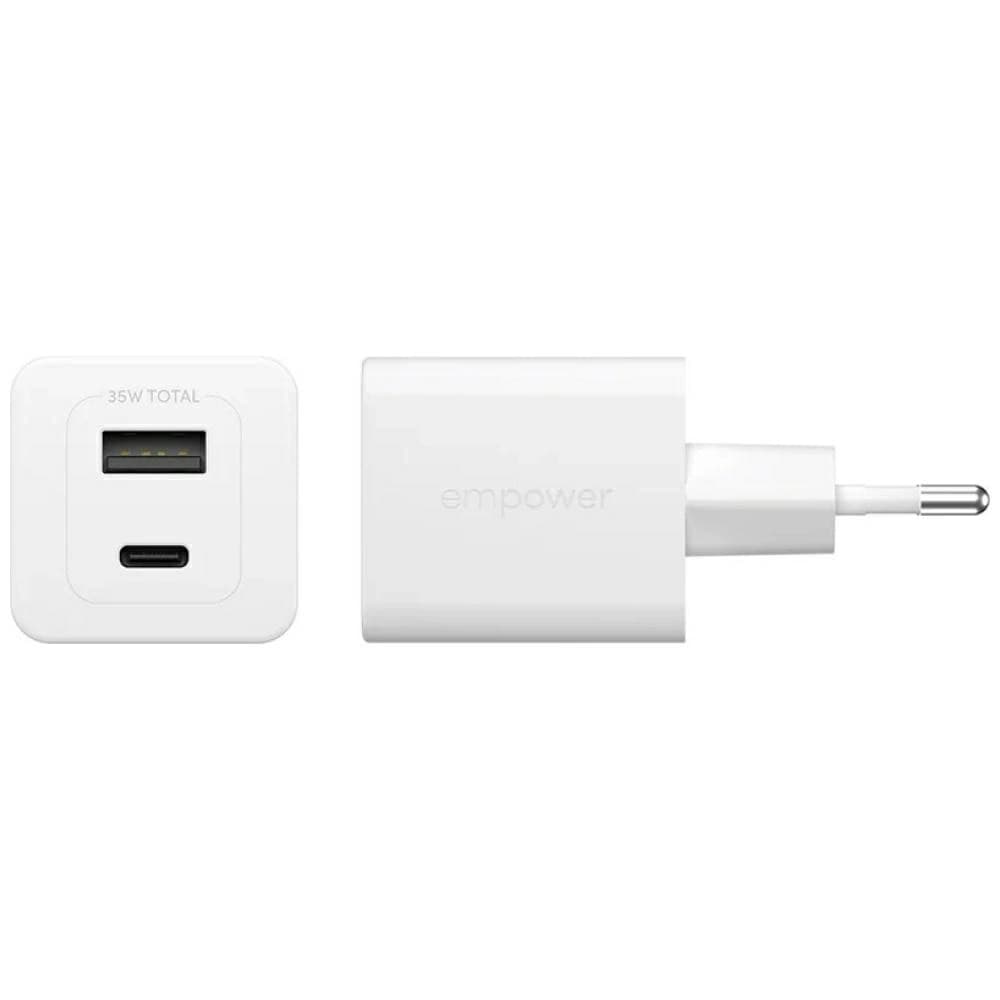 Empower by PanzerGlass Turbo 35W USB-A, USB-C Ezüst-Fehér Fali Töltő
 - 3