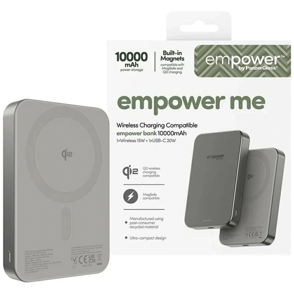 Empower Power Bank by PanzerGlass 10000mAh titán
 - 1