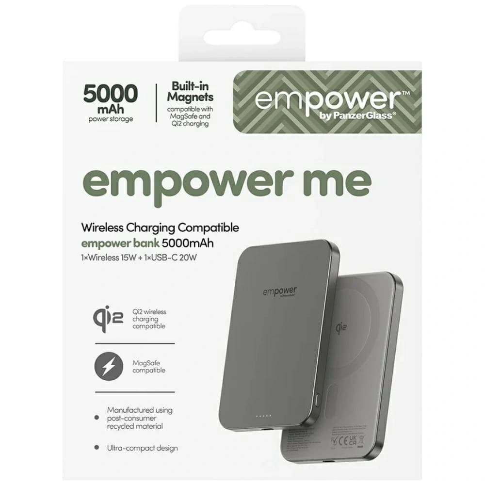 Empower Power Bank by PanzerGlass 5000mAh titanium - 5