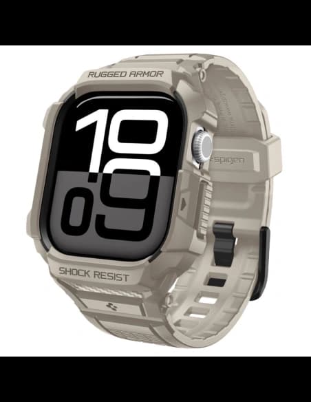 Spigen Rugged Armor Pro V2 Apple Watch 10 / 11 46mm Dune Beige
