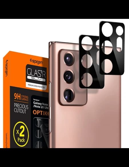 Tvrzené sklo na aparát Spigen Full Cover Camera Lens Samsung Galaxy Note 20 Ultra Černé