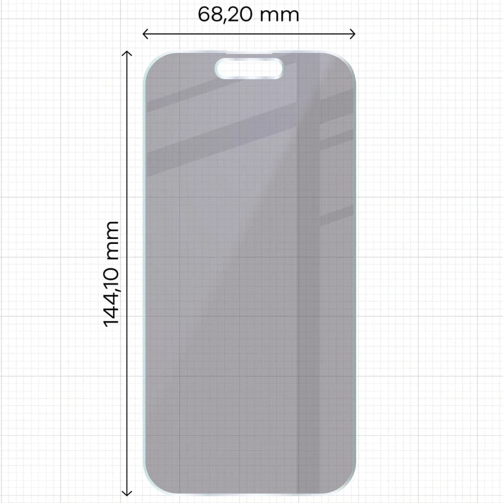 Bizon Glass Mule Shadow Apple iPhone 15 matt
 - 2