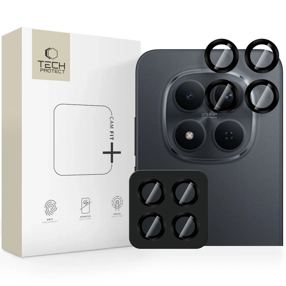 Tech Protect Camring Fit+ Xiaomi Redmi Note 15 Pro 5G / 15 Pro+ Plus 5G Black