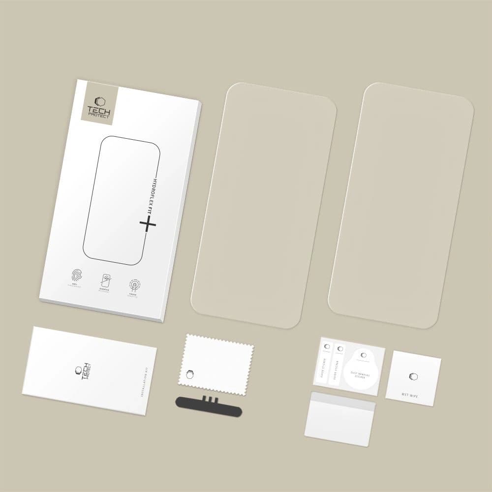 Tech-Protect Hydroflex Fit+ Xiaomi Redmi Note 15 Pro+ Plus 5G Clear [2 PACK] - 5