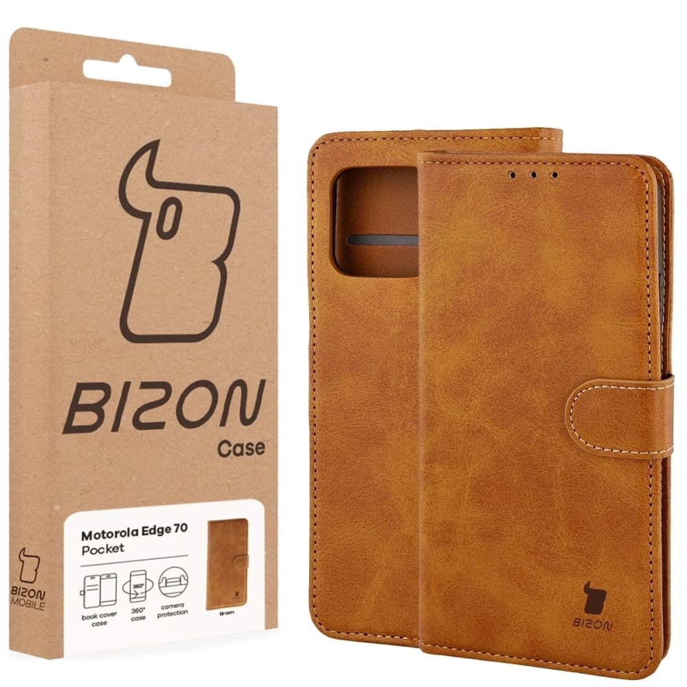 Bizon Case Pocket Motorola Edge 70 brown - 6