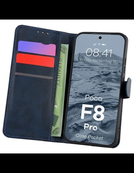 Bizon Case Pocket Xiaomi POCO F8 Pro navy blue