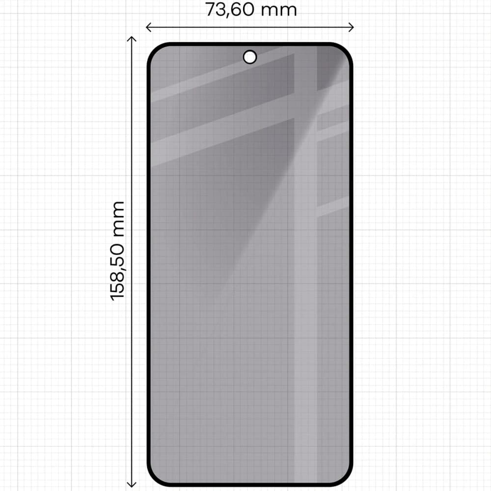 Bizon Glass Edge Shadow Duo Samsung Galaxy S25 FE / S24 FE / A36 5G / A56 5G getönt mit einem schwarzen Rahmen [2 PACK]
 - 2