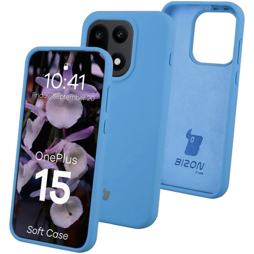 Carcasă Bizon Soft OnePlus 15 albastră
 - 1