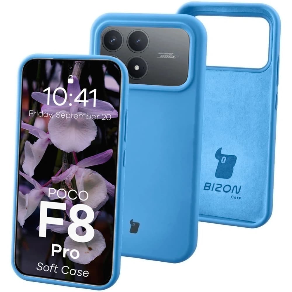 Bizon Soft Case Xiaomi POCO F8 Pro kék