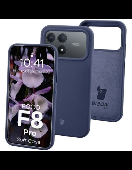 Bizon Soft Case Xiaomi POCO F8 Pro sötétkék