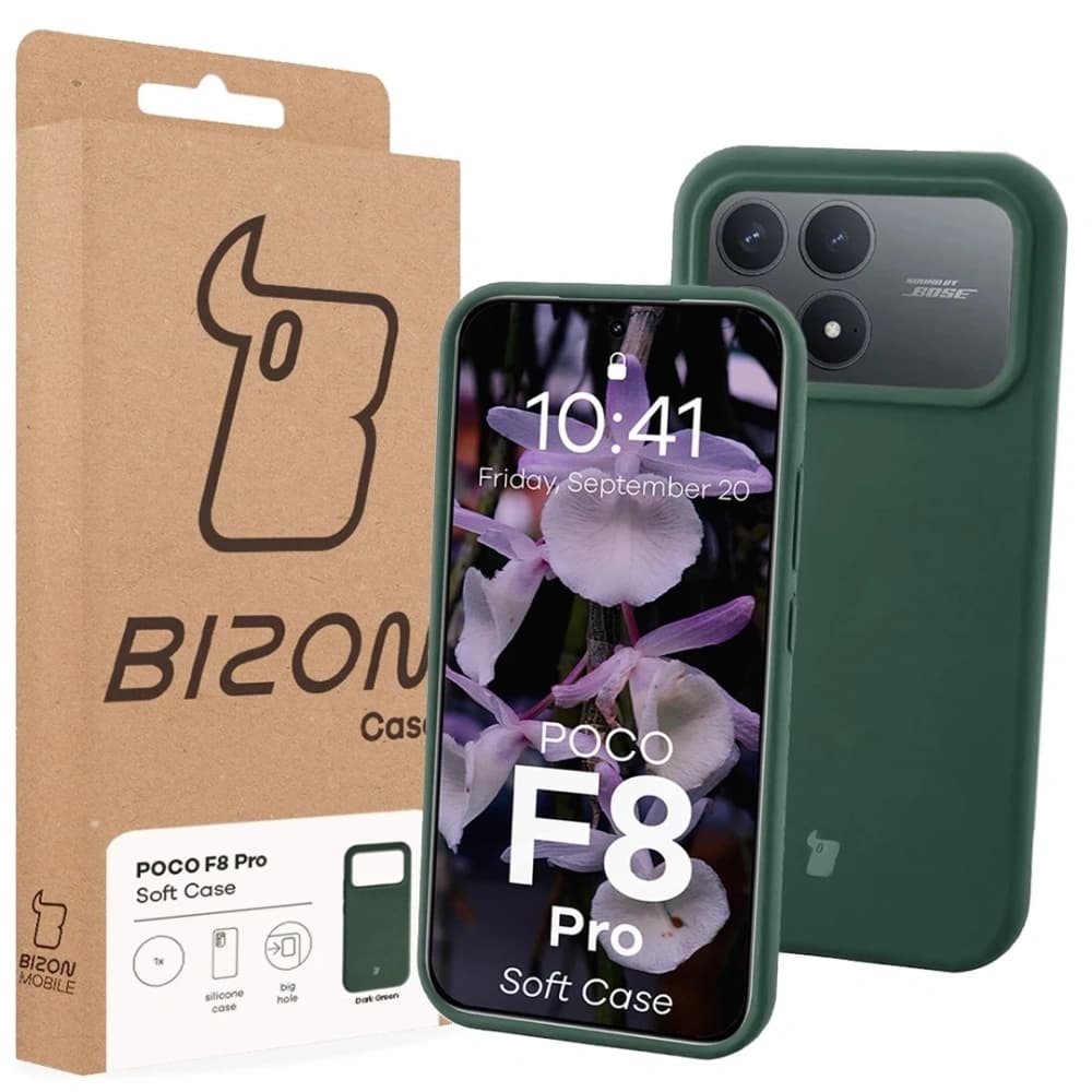 Bizon Soft Case Xiaomi POCO F8 Pro sötétzöld
 - 7