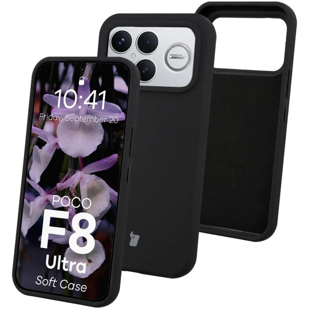Bizon Soft Case Xiaomi POCO F8 Ultra fekete
 - 1
