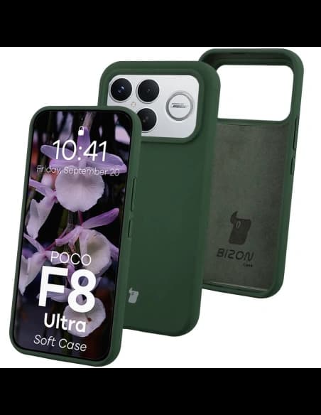 Bizon Soft Case Xiaomi POCO F8 Ultra sötétzöld