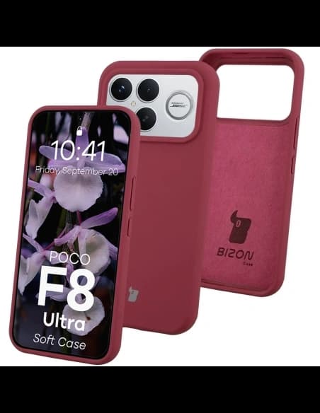 Bizon Soft Case Xiaomi POCO F8 Ultra sötétlila