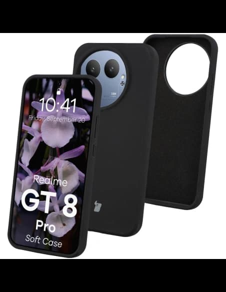 Carcasă Bizon Soft Realme GT 8 Pro neagră
