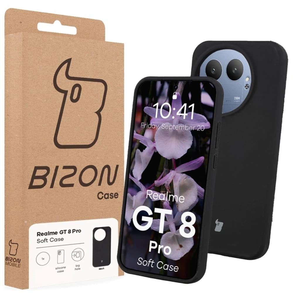 Bizon Soft Case Realme GT 8 Pro schwarz
 - 7