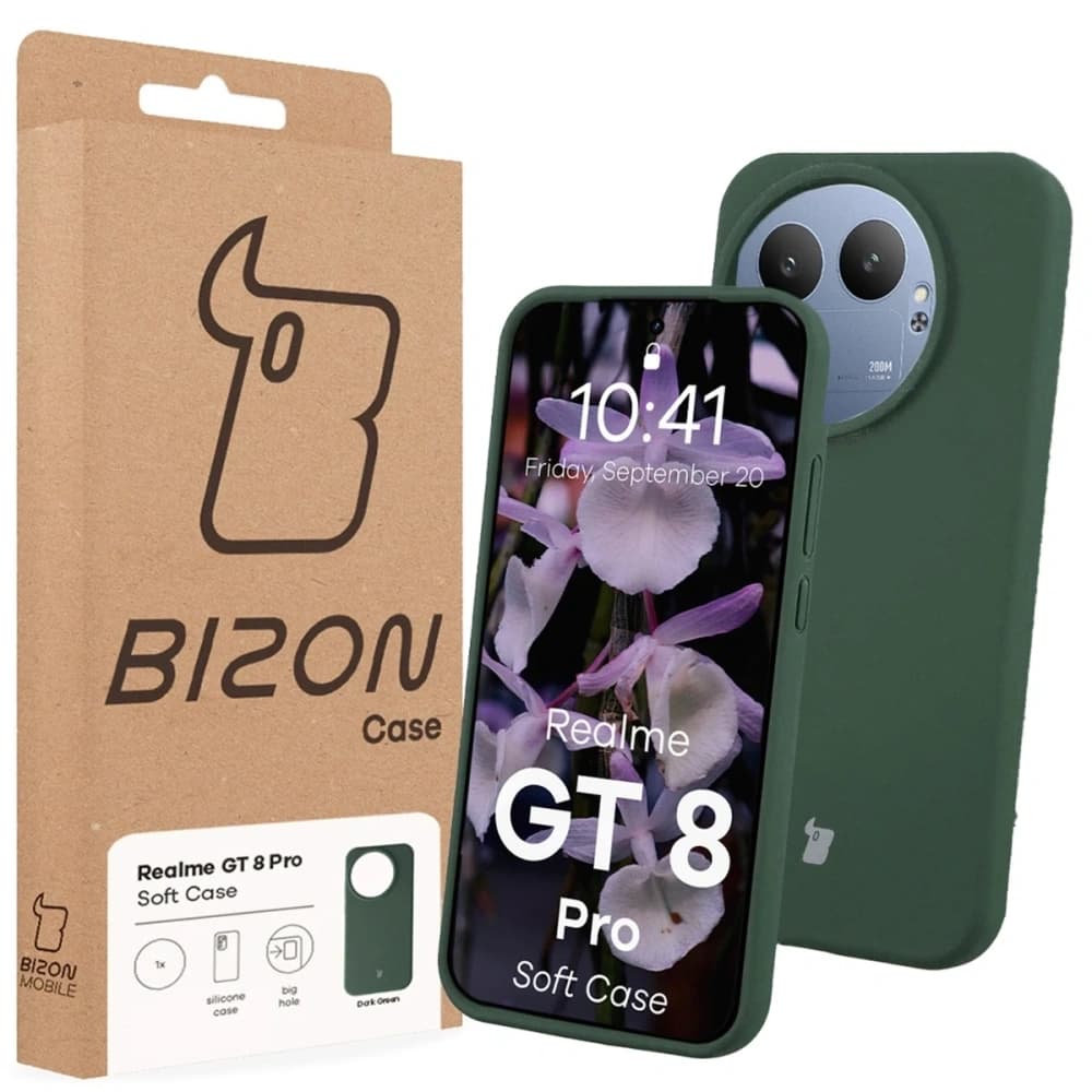 Bizon Soft Case Realme GT 8 Pro dunkelgrün
 - 7